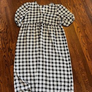 H&M Divided Puffy sleeve Midi Dress